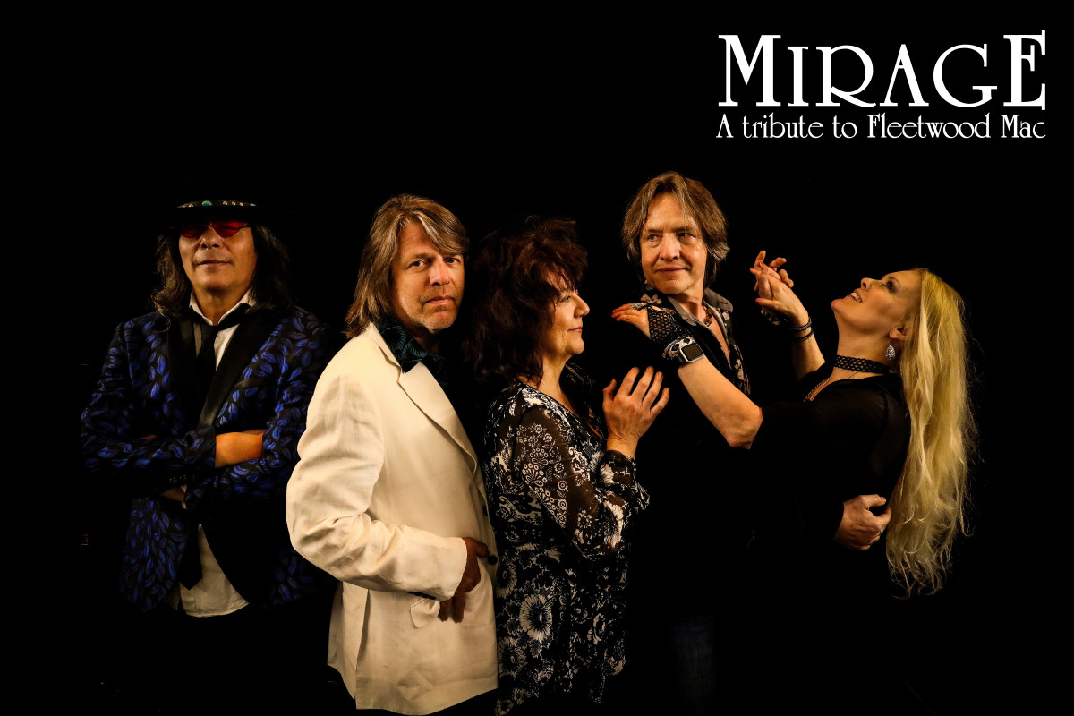 Tribute band Mirage op foto