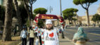 I love roma op spandoek dat man draagt